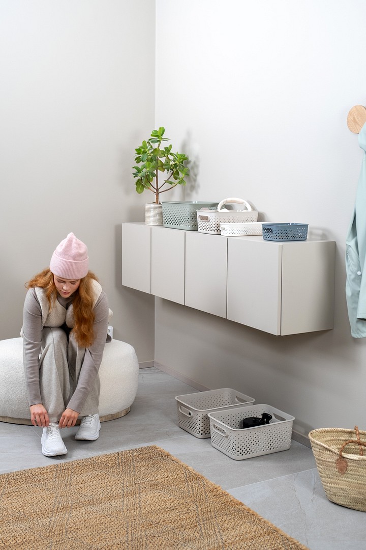 SmartStore Essence säilytyskorit eteisen tasolla