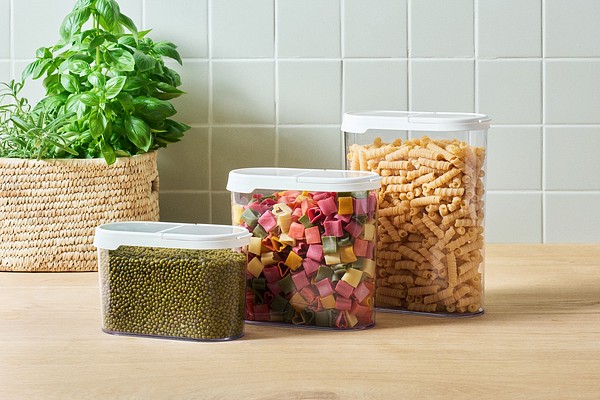 SmartStore Flip säilytyspurkit kolmessa eri koossa