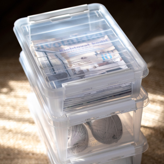 SmartStore Classic storage boxes stacked