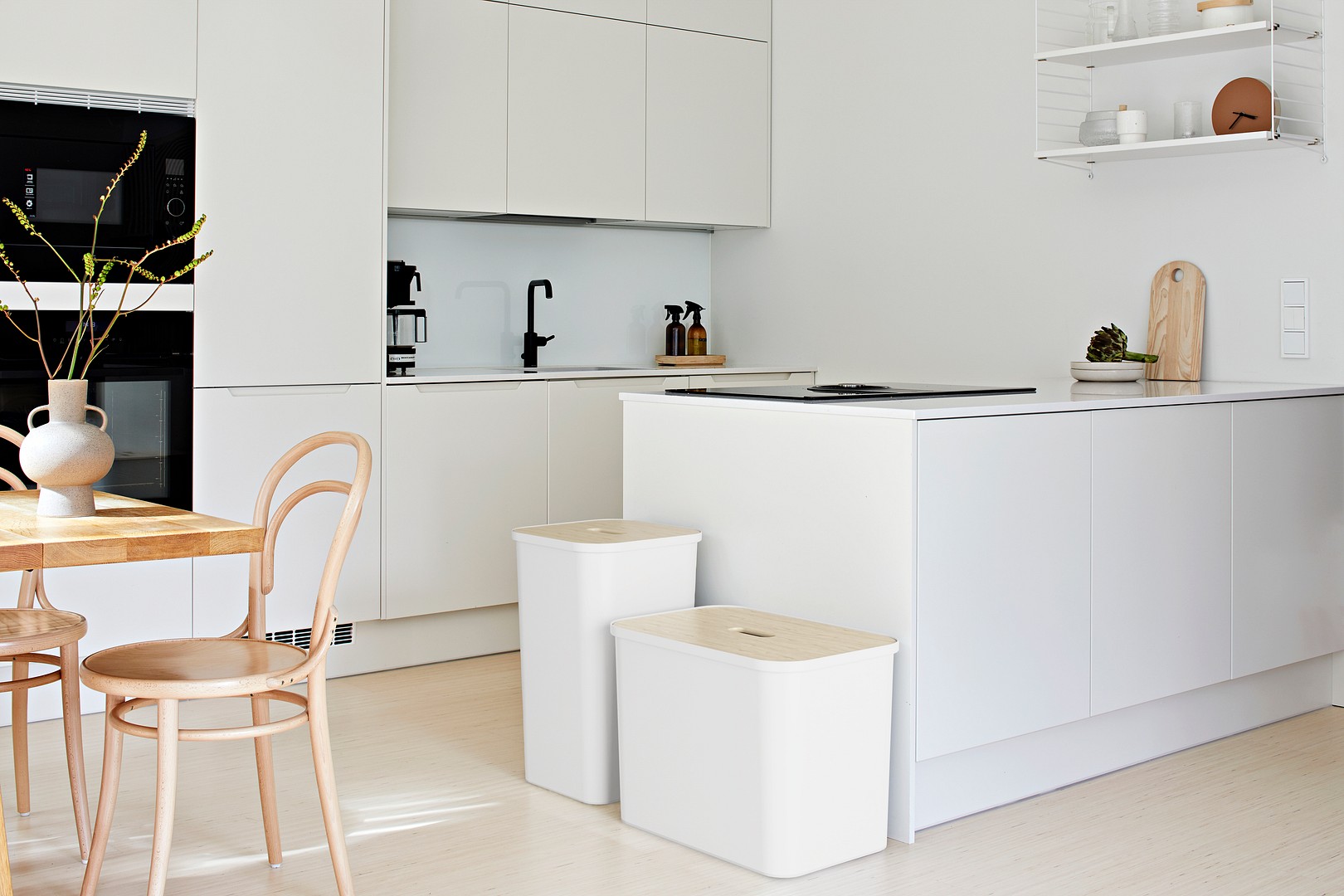 SmartStore Collect lajittelu- ja kierrätysastiat keittiössä